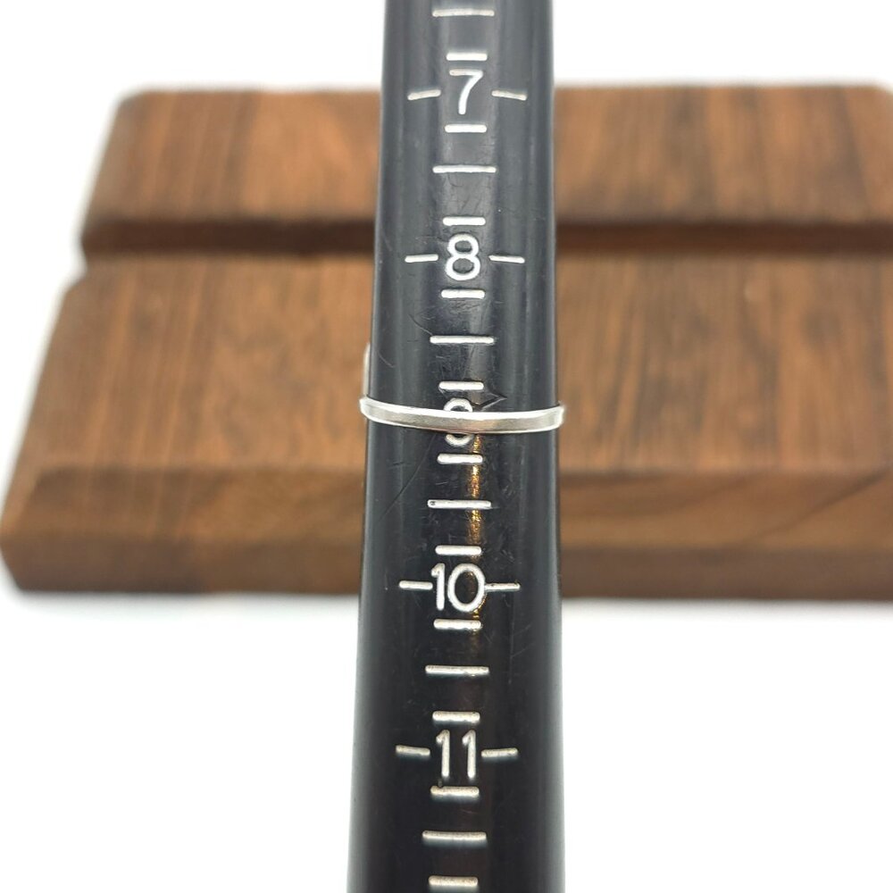 Size 9 Sterling Silver Native Turquoise And Coral Bird Band Ring A301 - Picture 5 of 7